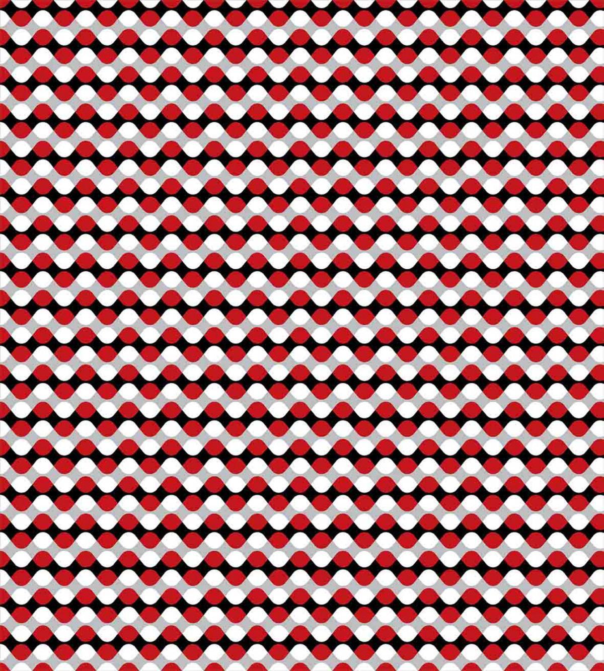Bicolor Oval Shapes — Pattern