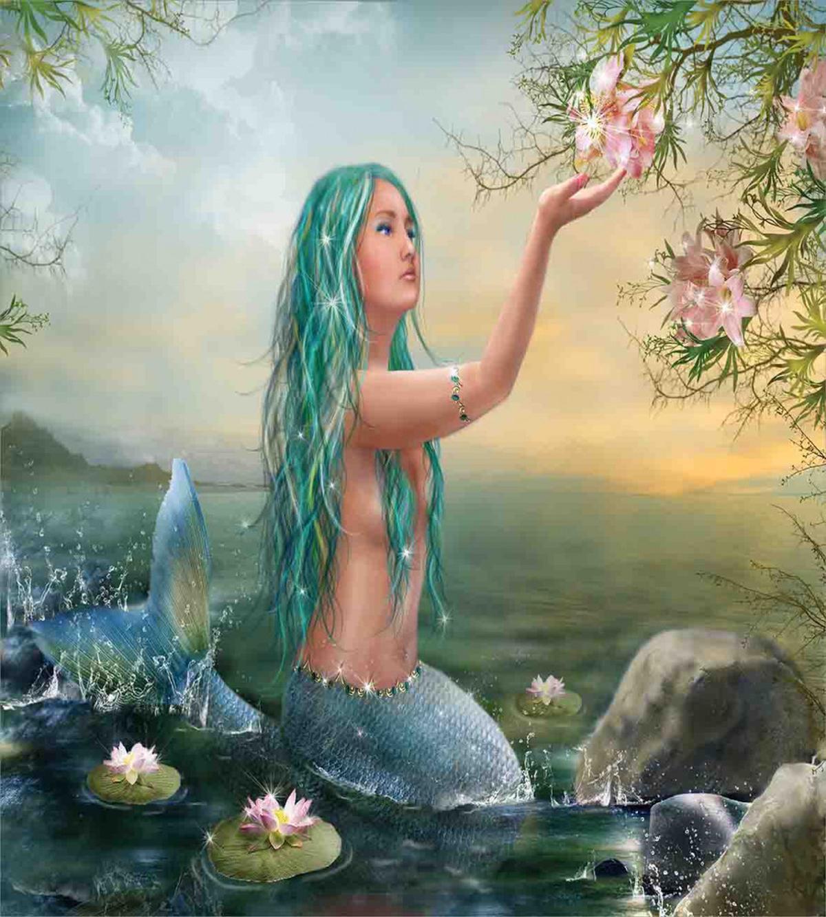 Mermaid and Magnolias — Pattern