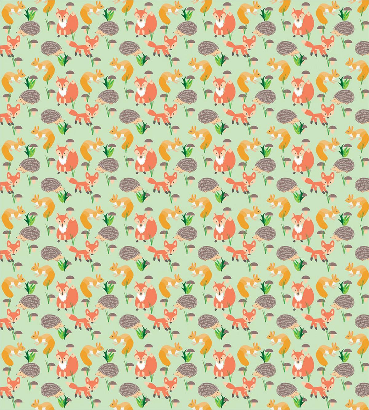 Happy Wildlife Fauna Art — Pattern
