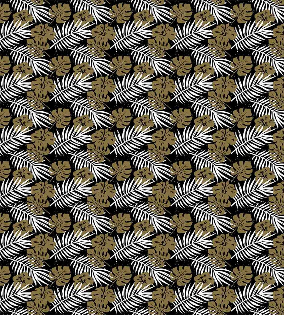Tropic Foliage Motifs Dots — Pattern