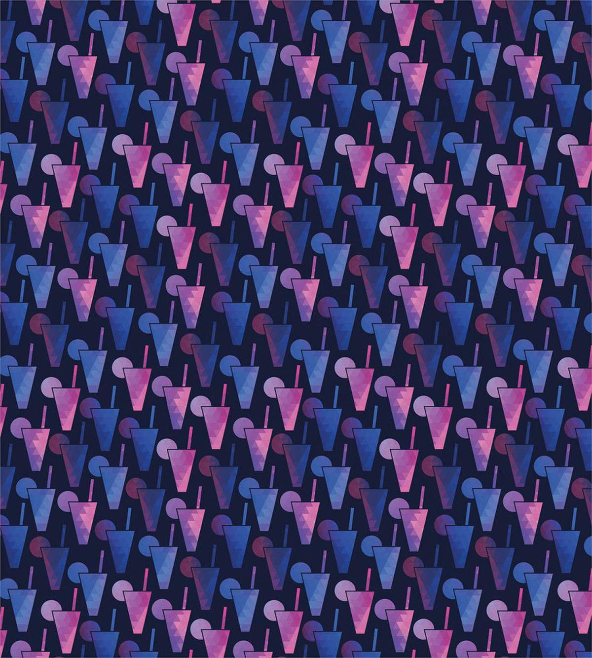 Polygonal Cocktail Art — Pattern
