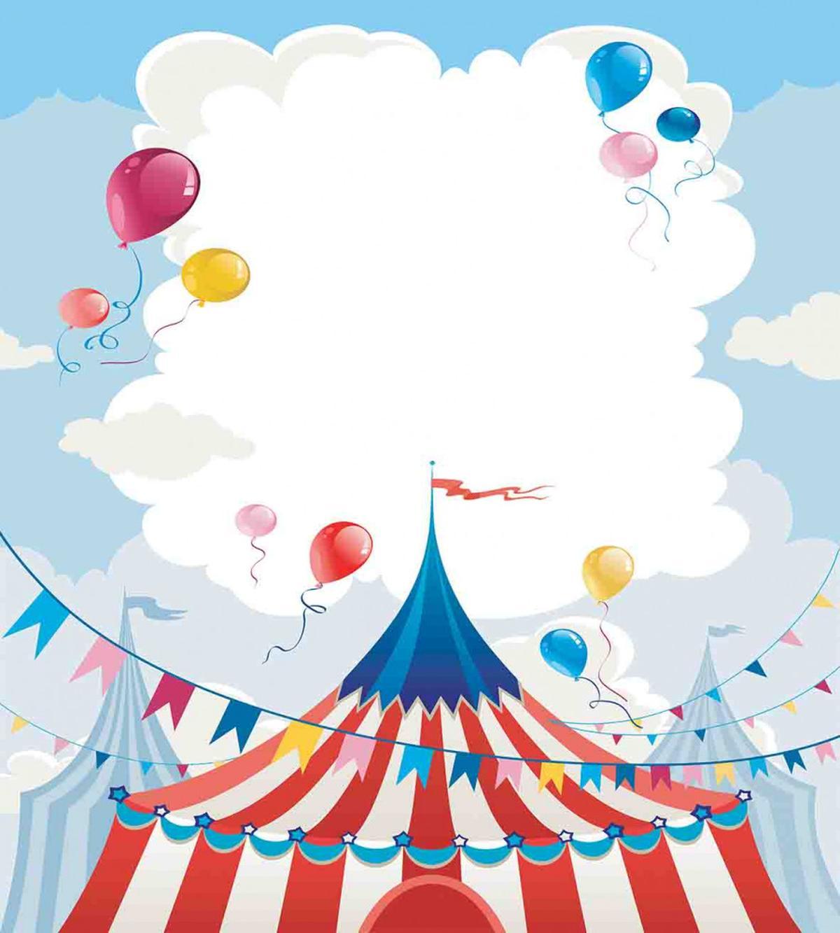 Circus Day Canvas Tent — Pattern