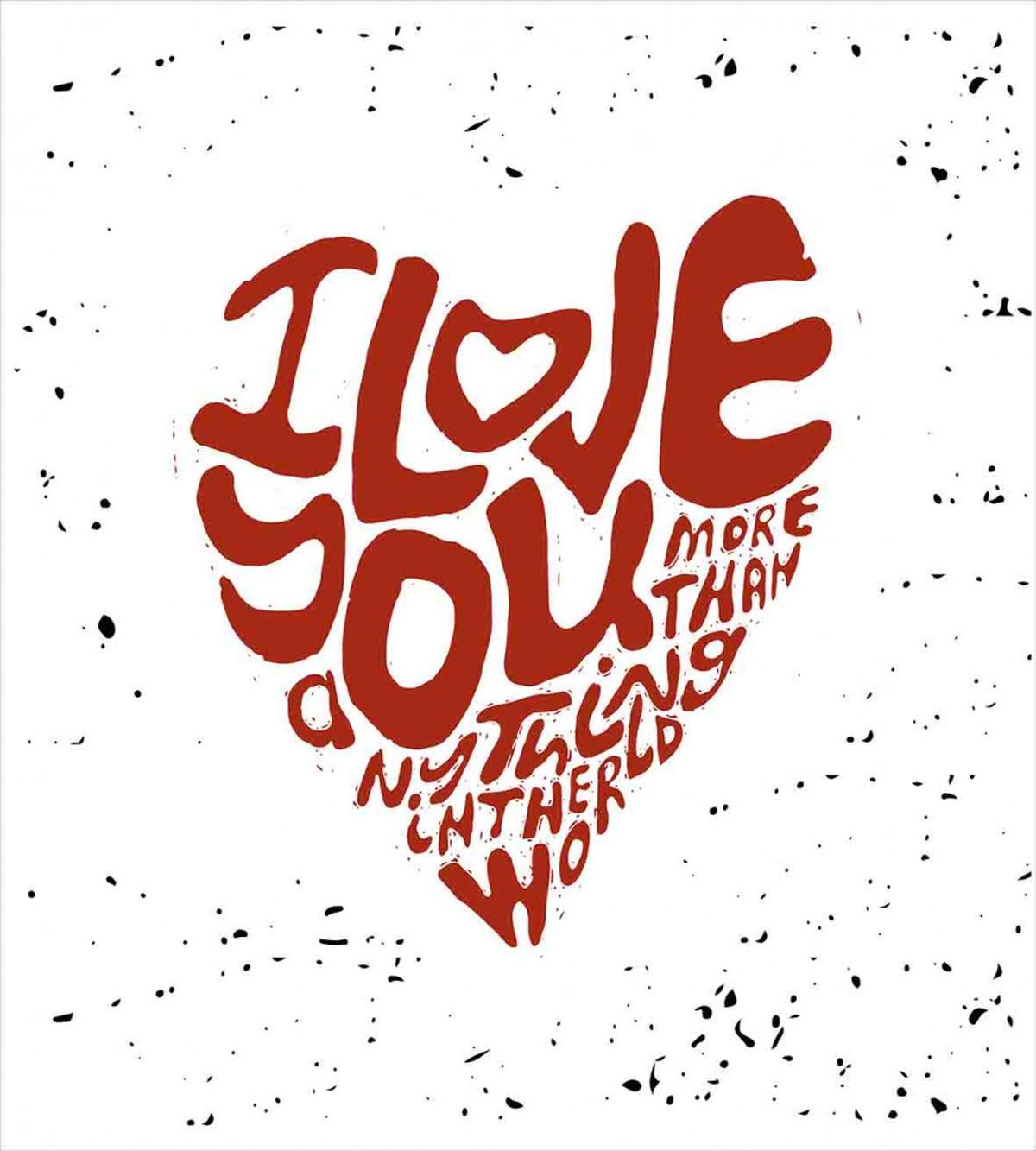 Grungy Heart Form — Pattern