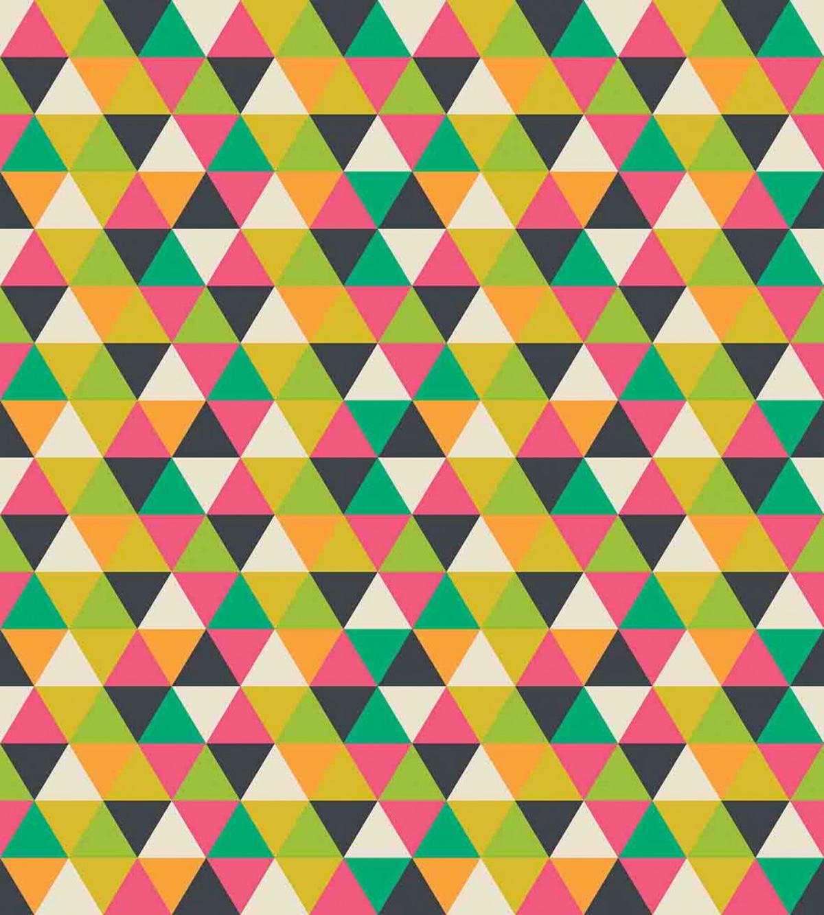 Retro Hipster Mosaic Tile — Pattern