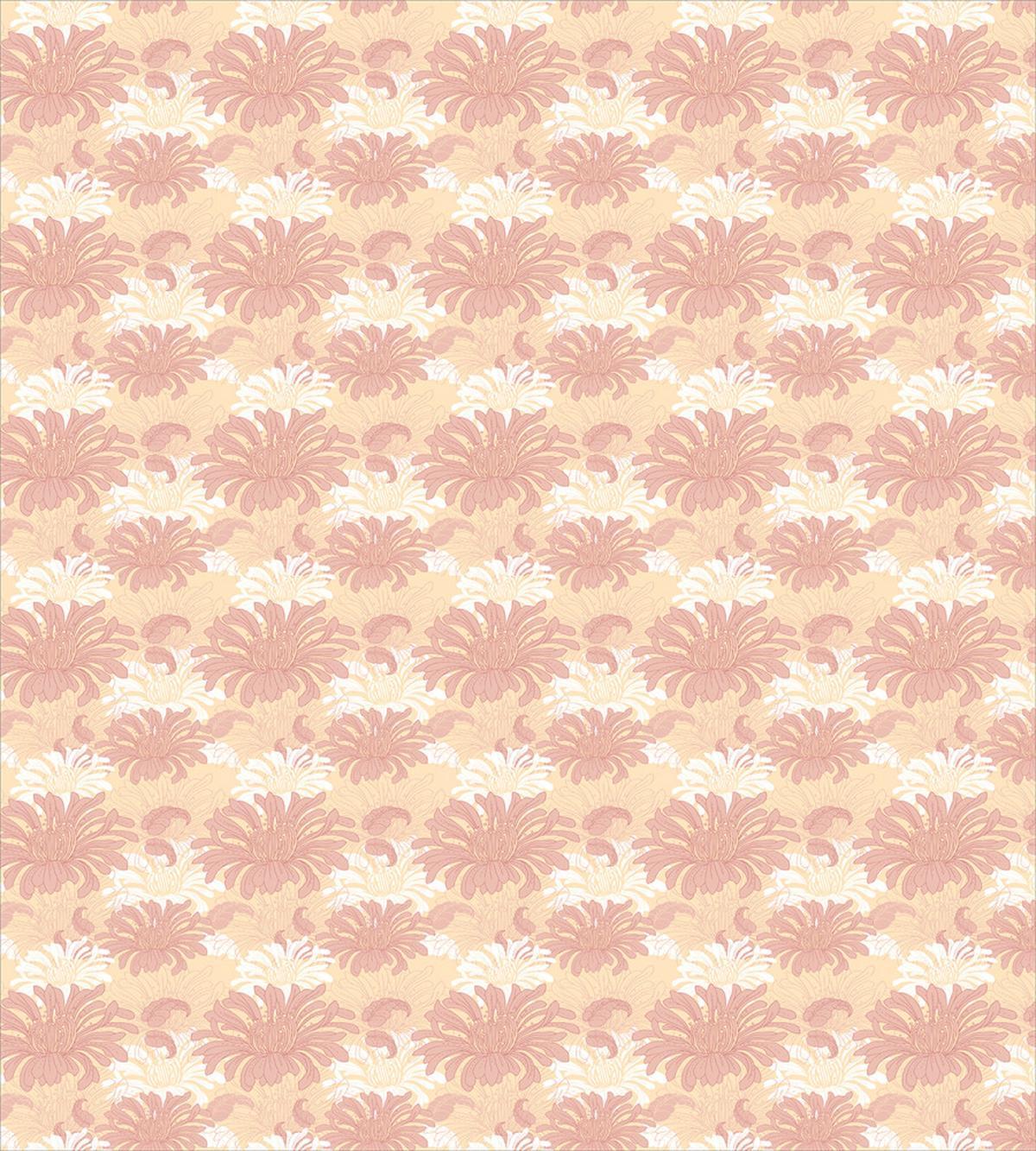 Retro Floral Blooms — Pattern