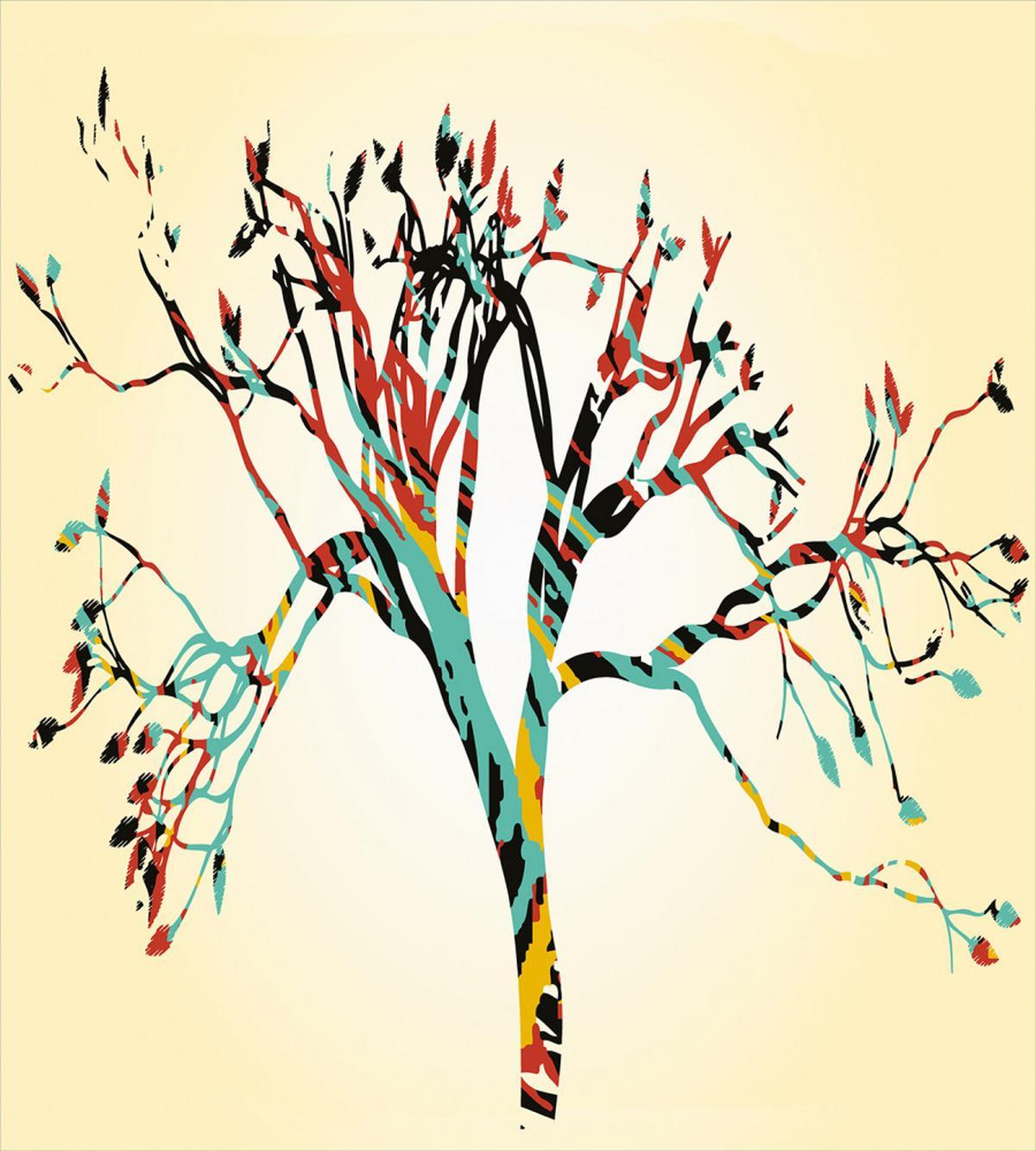 Abstract Colorful Tree — Pattern