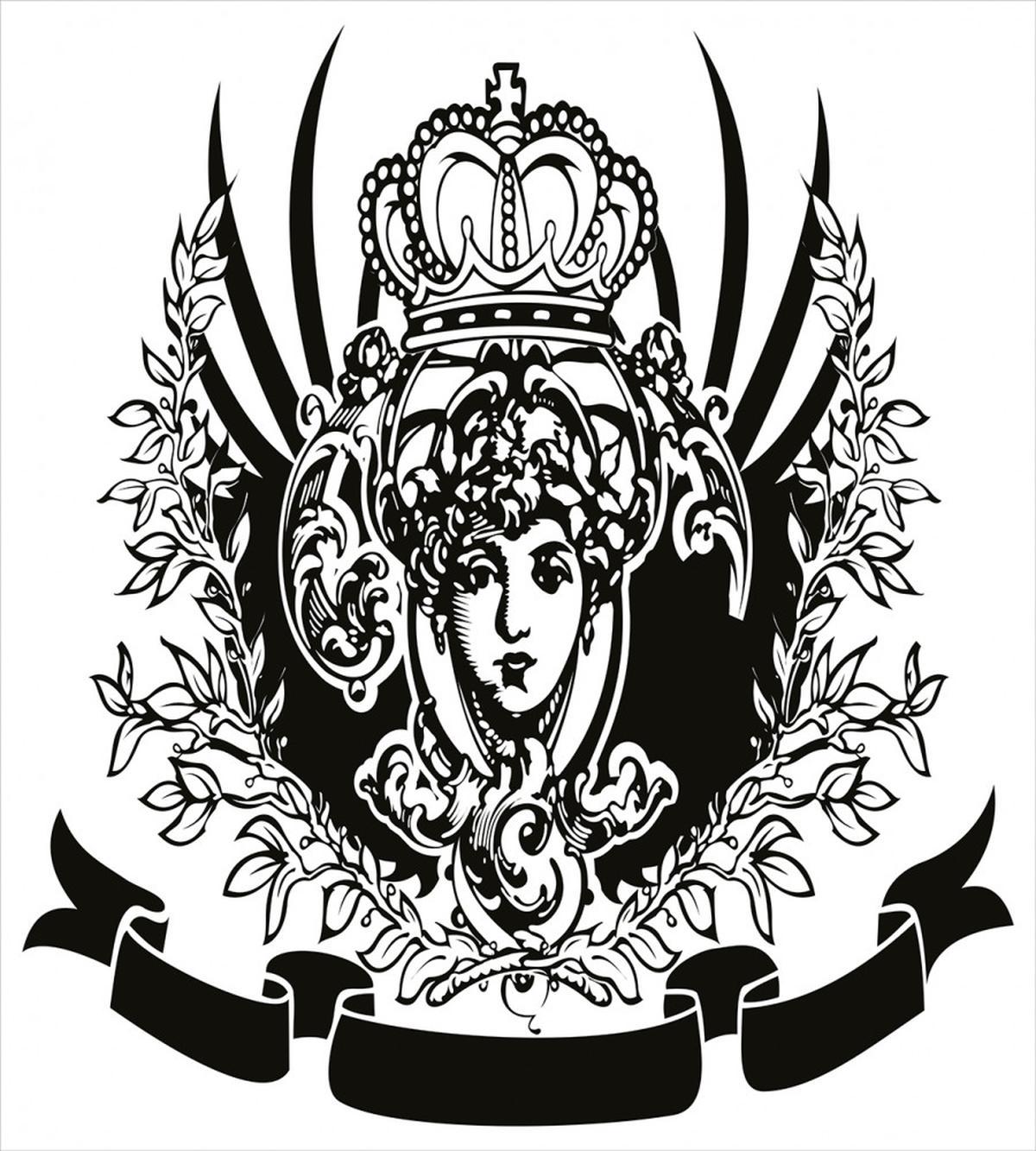 Vintage Ornate Banner — Pattern