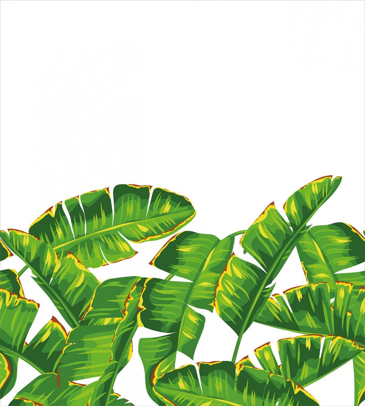 Vibrant Tropical Foliage — Pattern