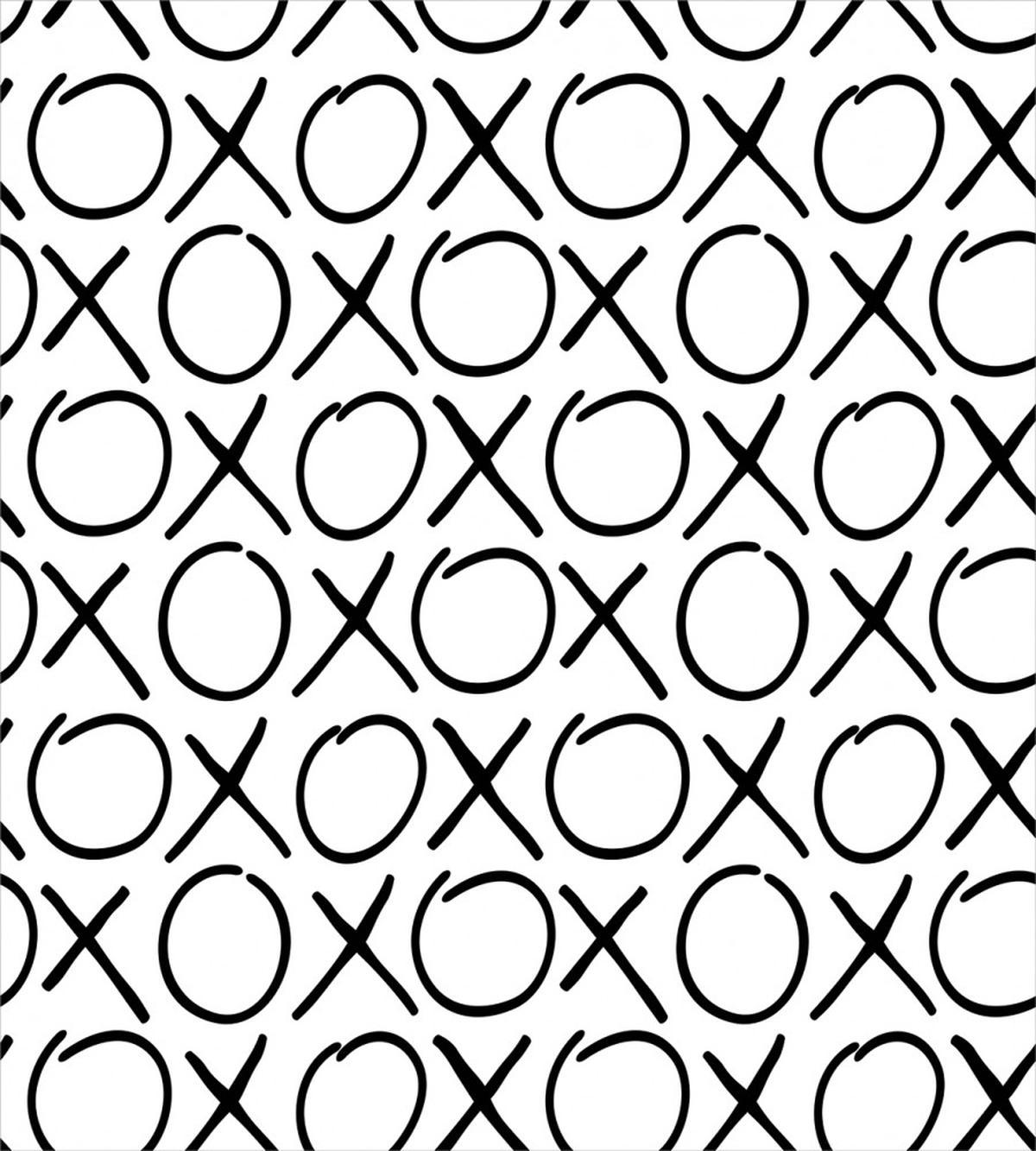 Doodles Monochrome Style — Pattern