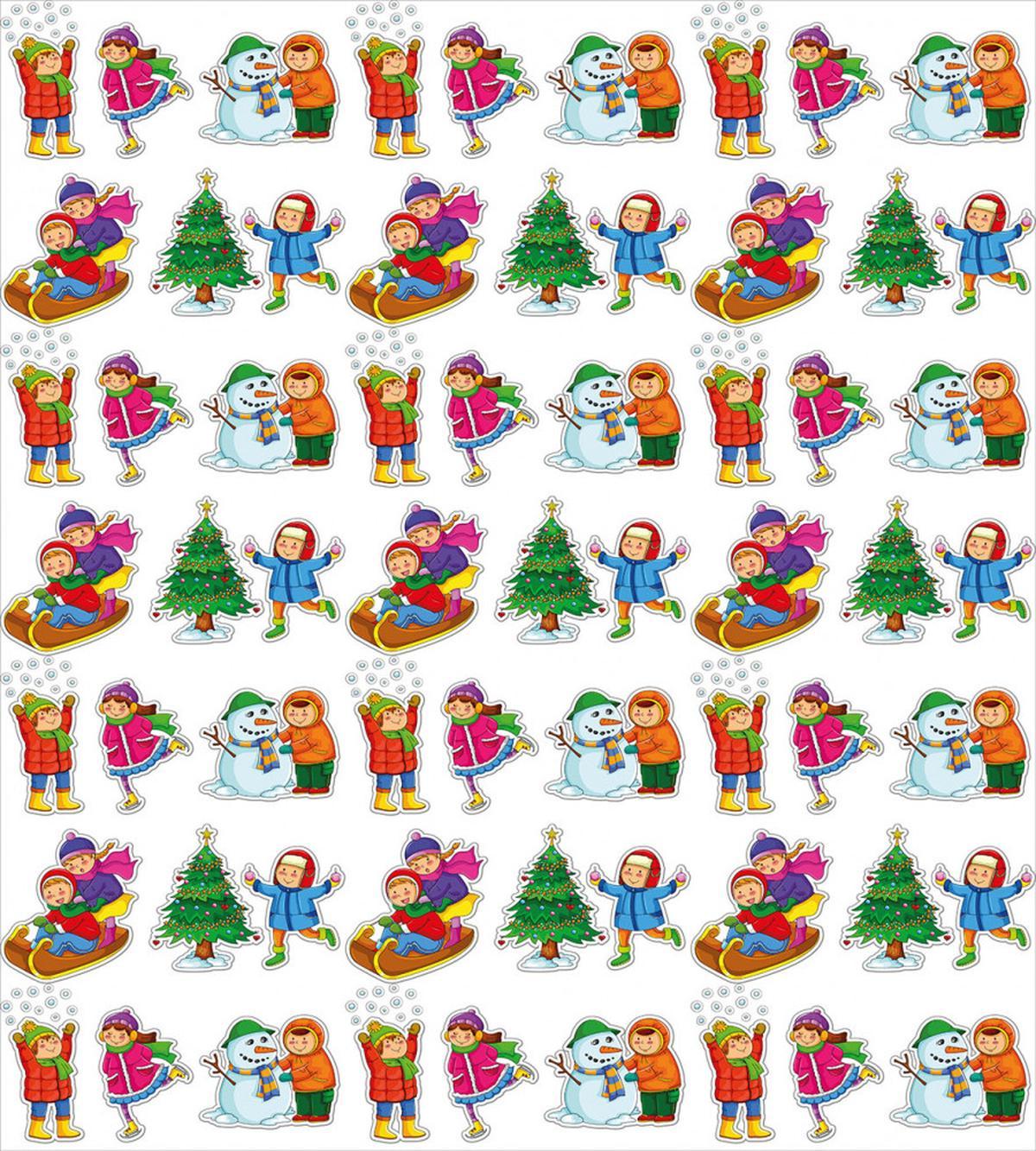 Kids in Seasonal Clothes — Pattern
