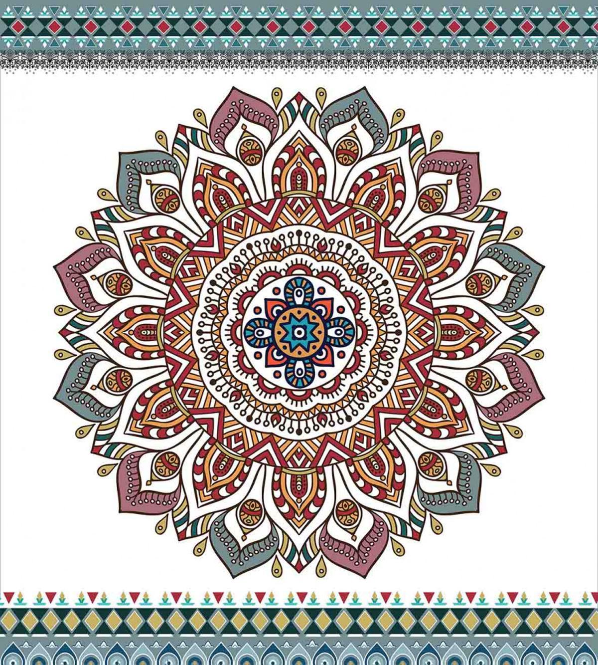 Floral Motifs Oriental — Pattern