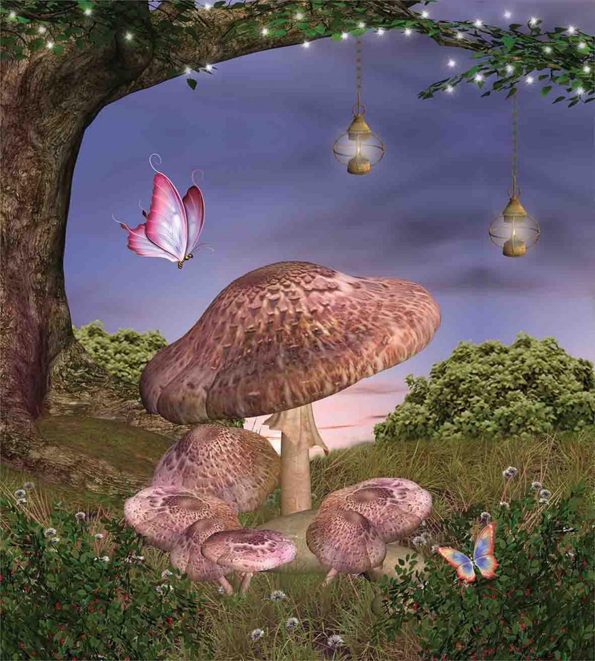 Enchanted Forest Fungi — Pattern