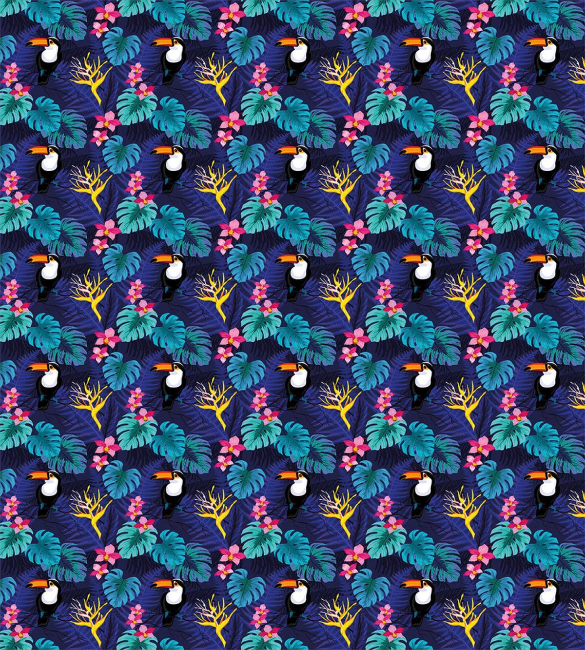 Tropical Island Nature Toucan — Pattern
