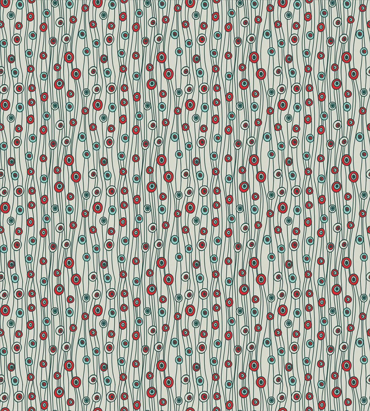 Thin Lines with Dots — Pattern