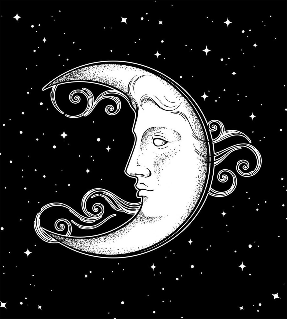 Antique Style Crescent — Pattern