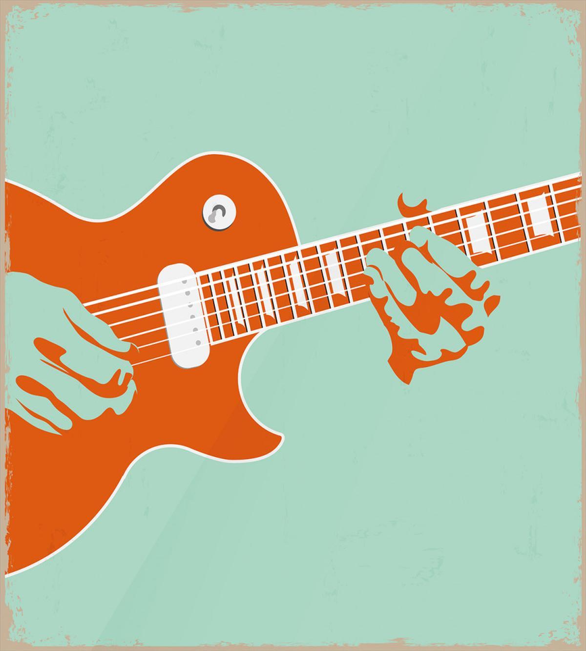 Musician Performing — Pattern