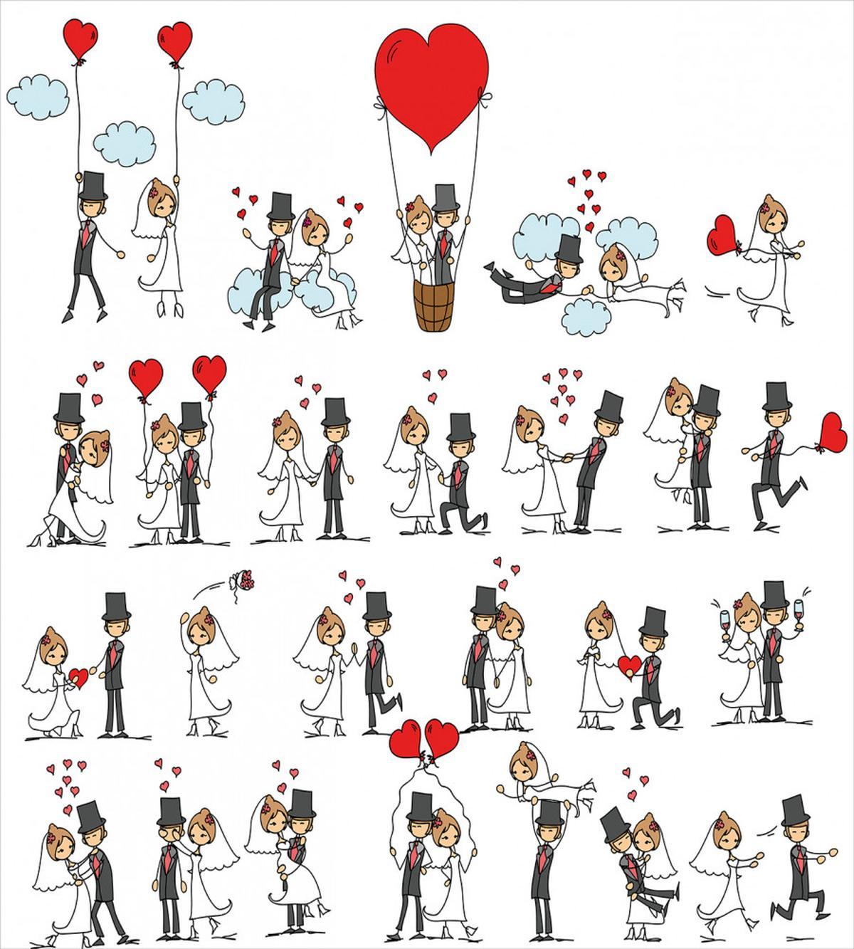 Couple on Clouds — Pattern