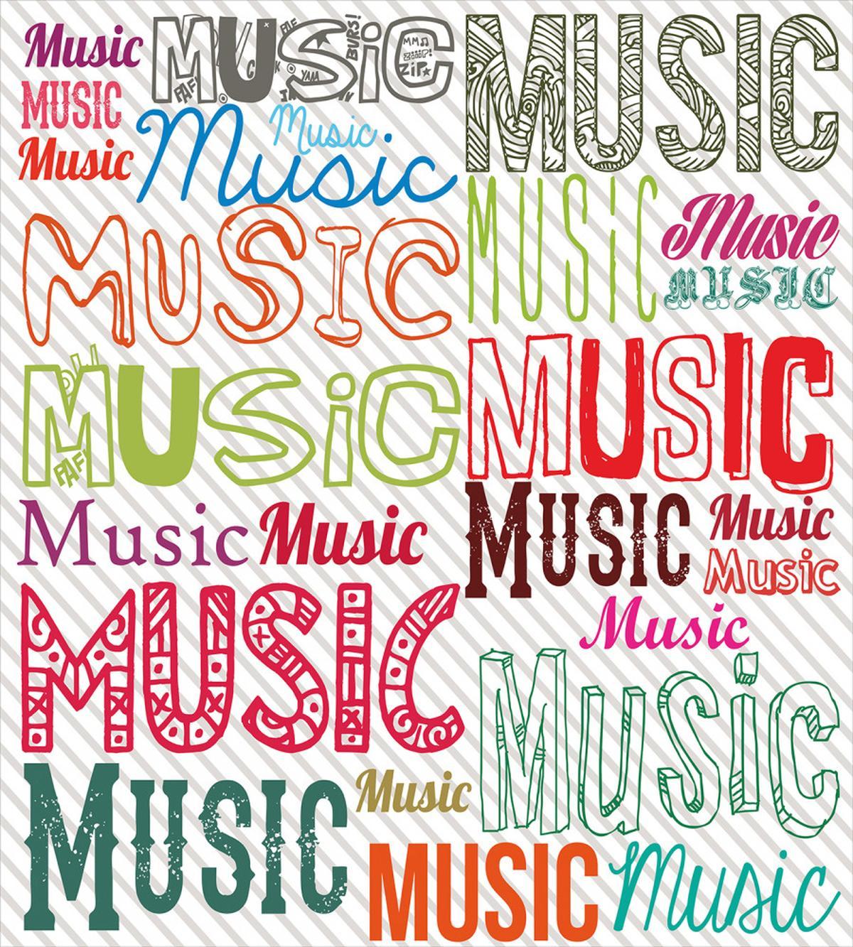 Typography Rhythm Funky — Pattern