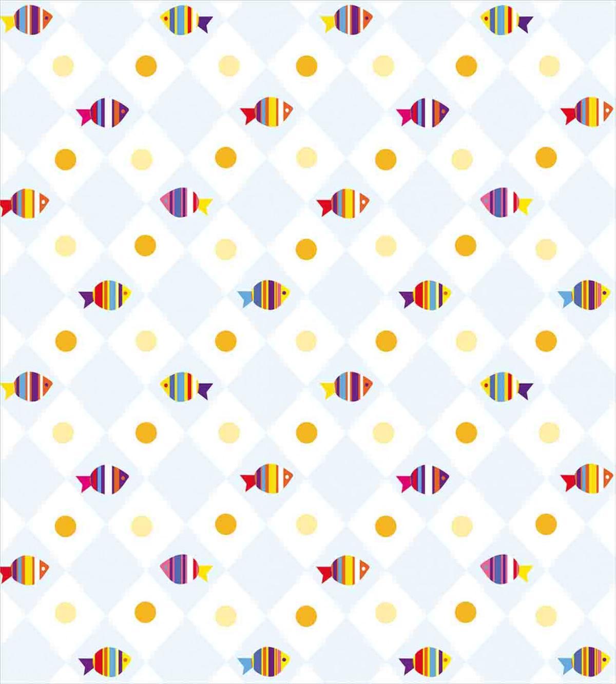 Fish Cartoon with Spots — Pattern
