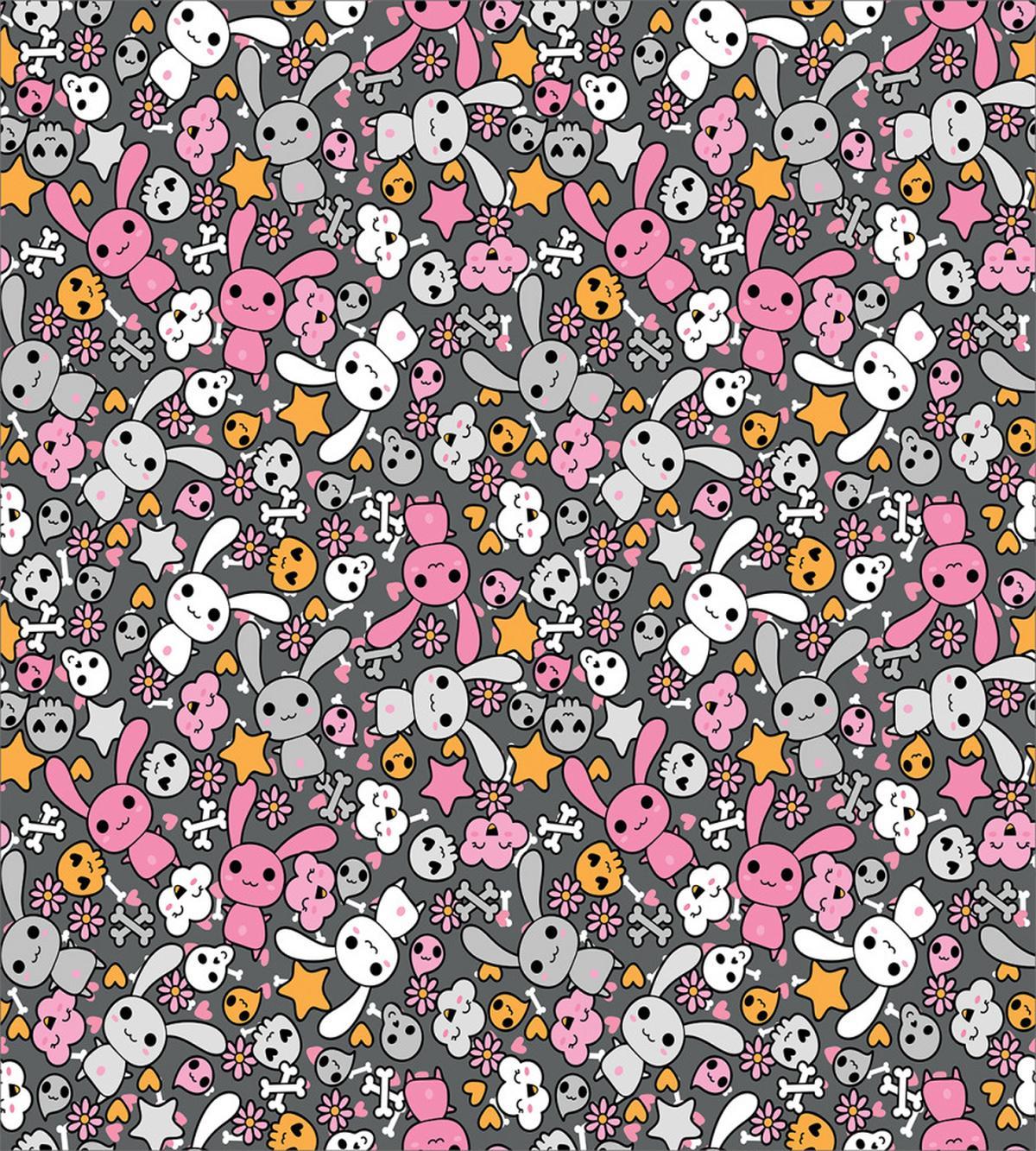 Kawai Bunnies Clouds — Pattern