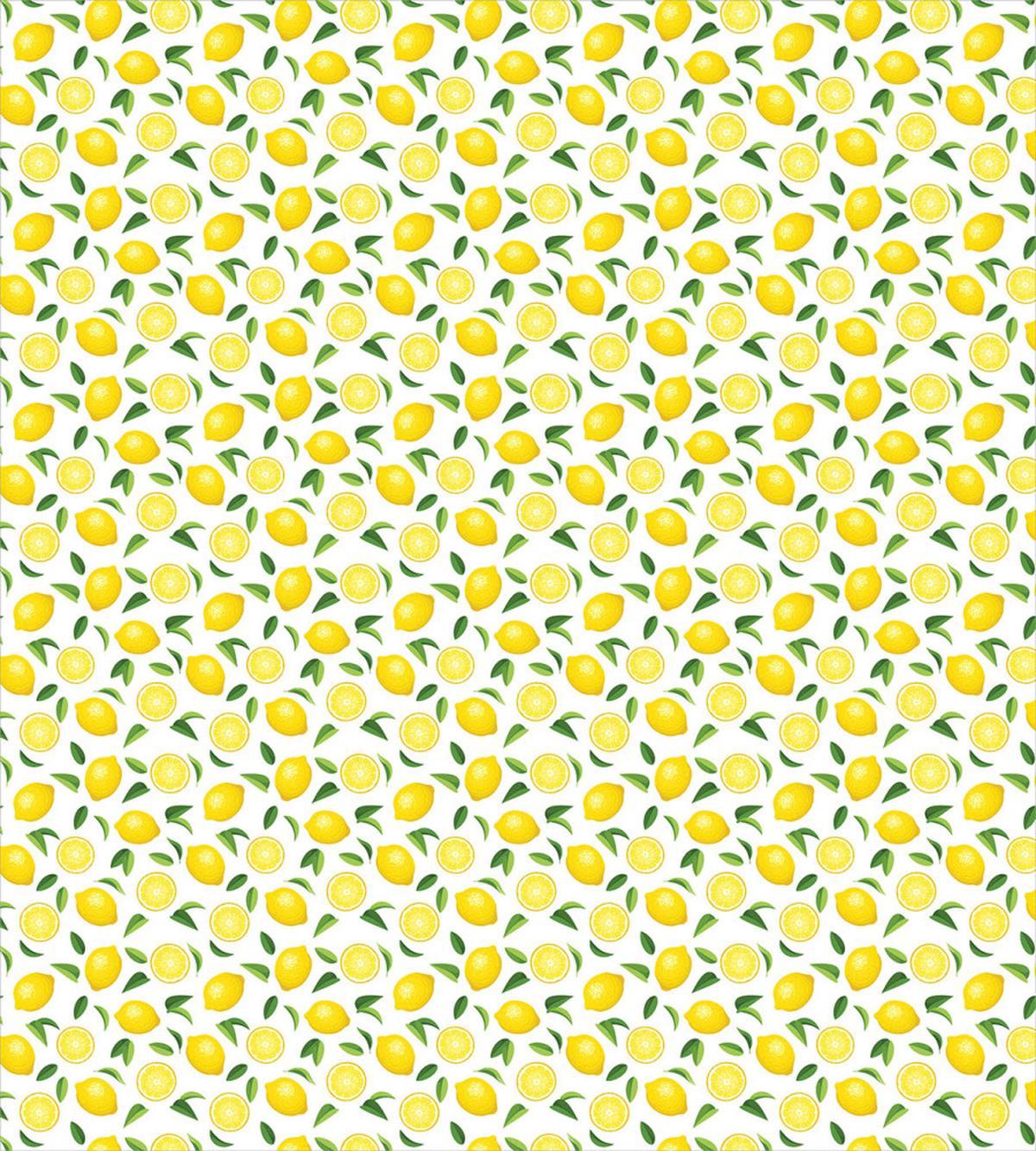Fruit Art Lemons and Leaves — Pattern