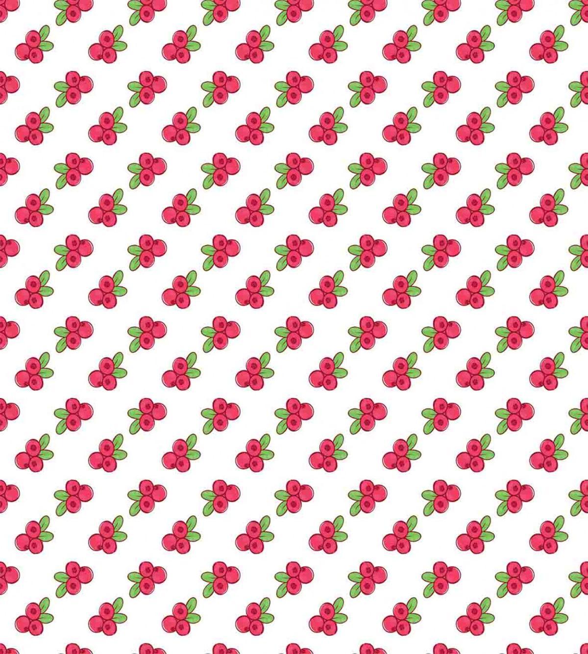 Vibrant Cowberries Garden — Pattern