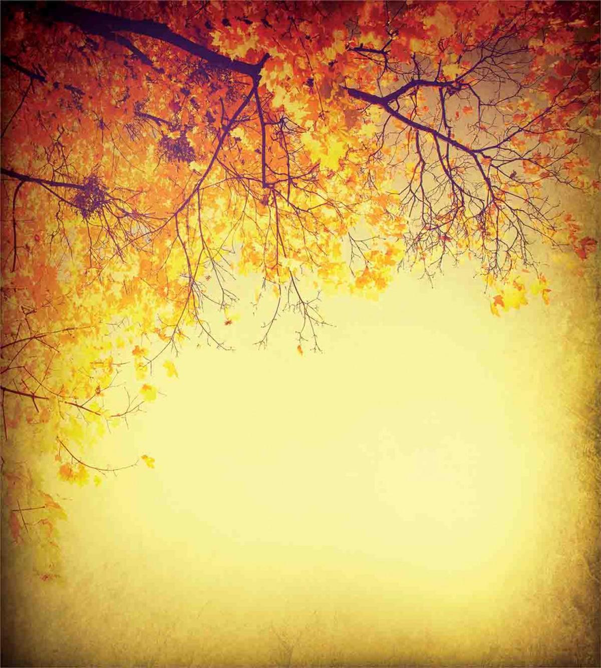 Retro Autumn View — Pattern