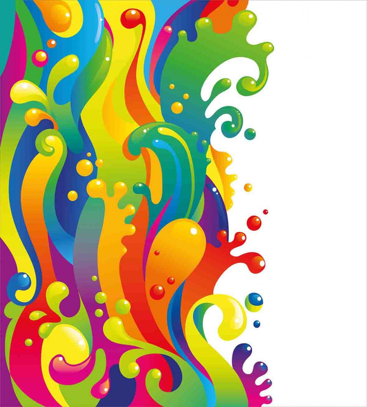 Rainbow Splash — Pattern