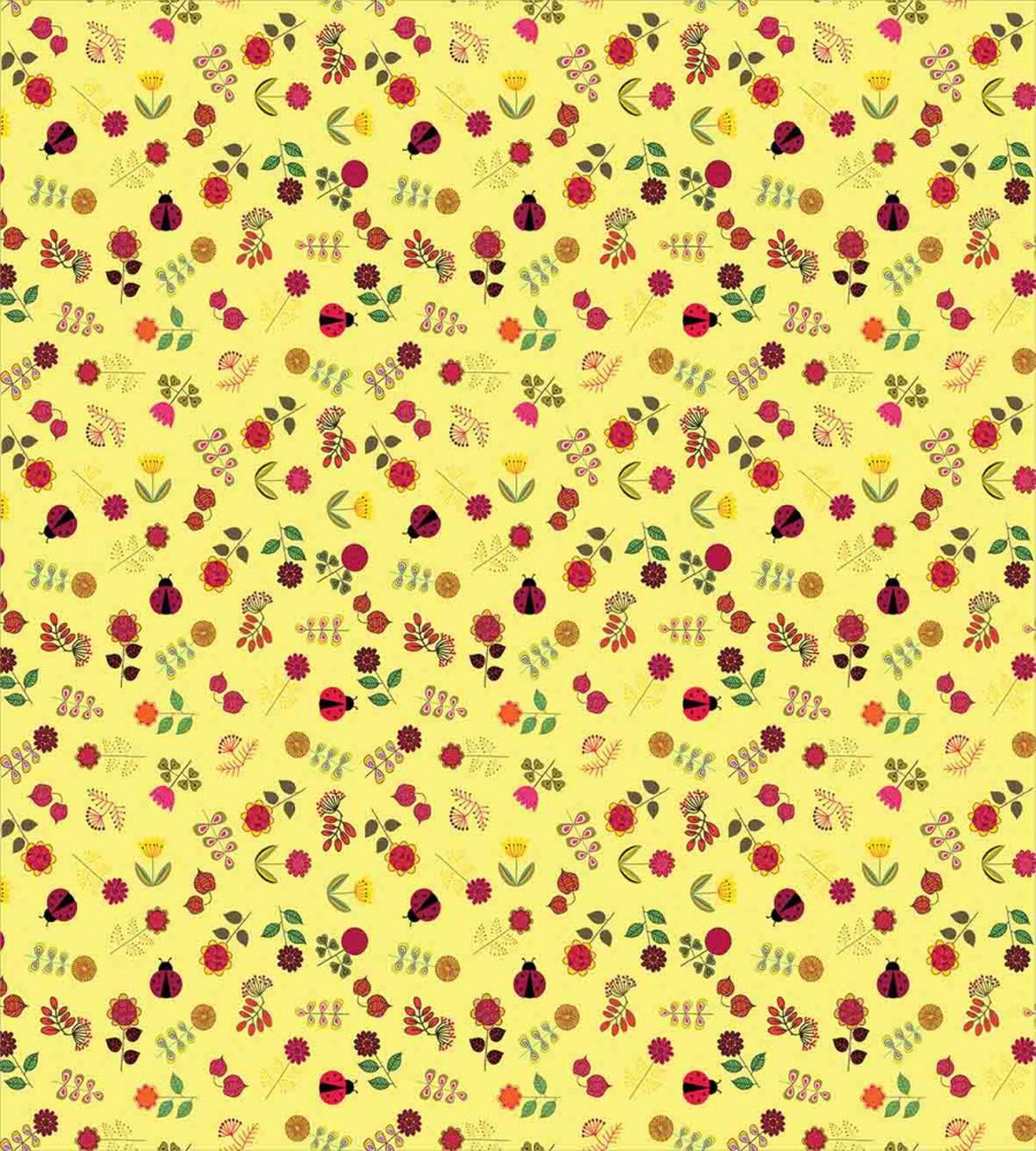 Colorful Design Flowers — Pattern