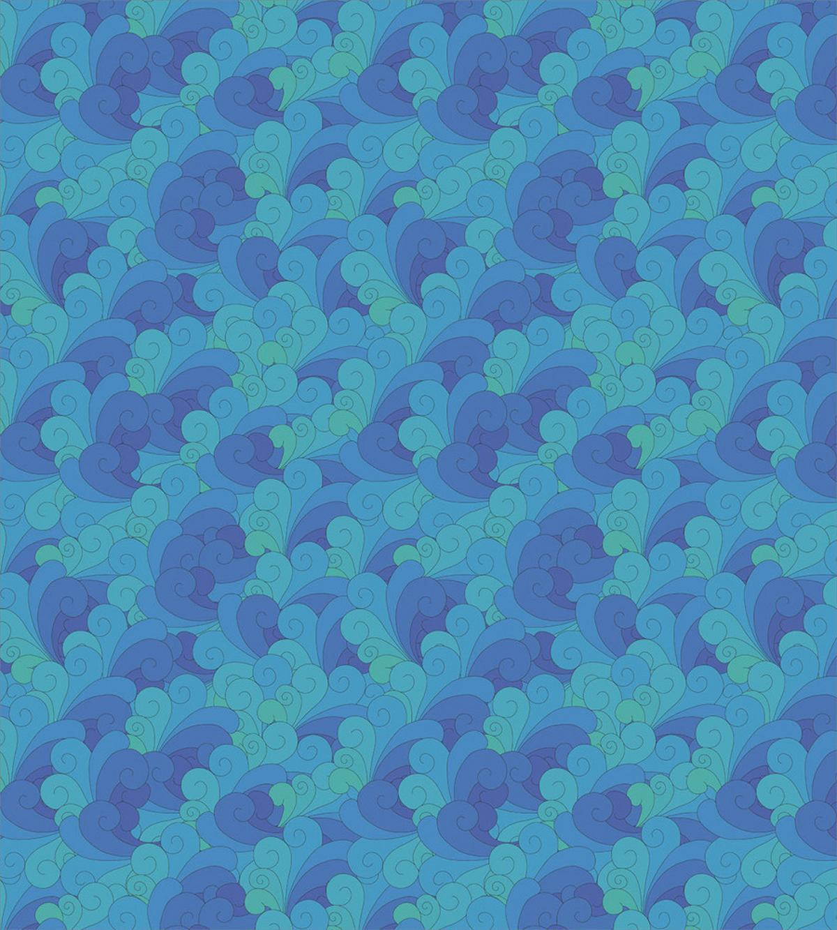 Doodle Ocean Sky Clouds — Pattern