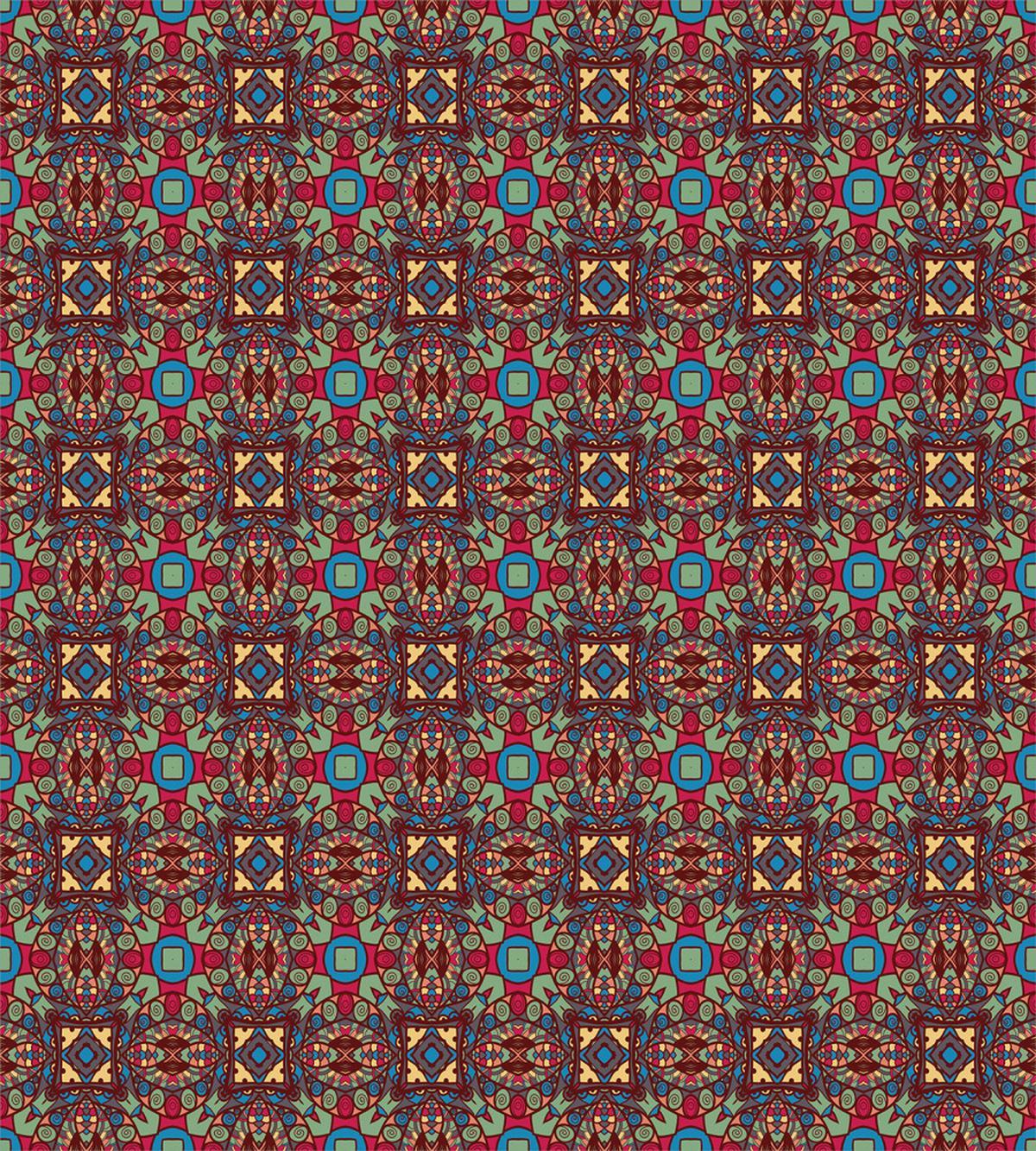 Geometric Floral Details — Pattern