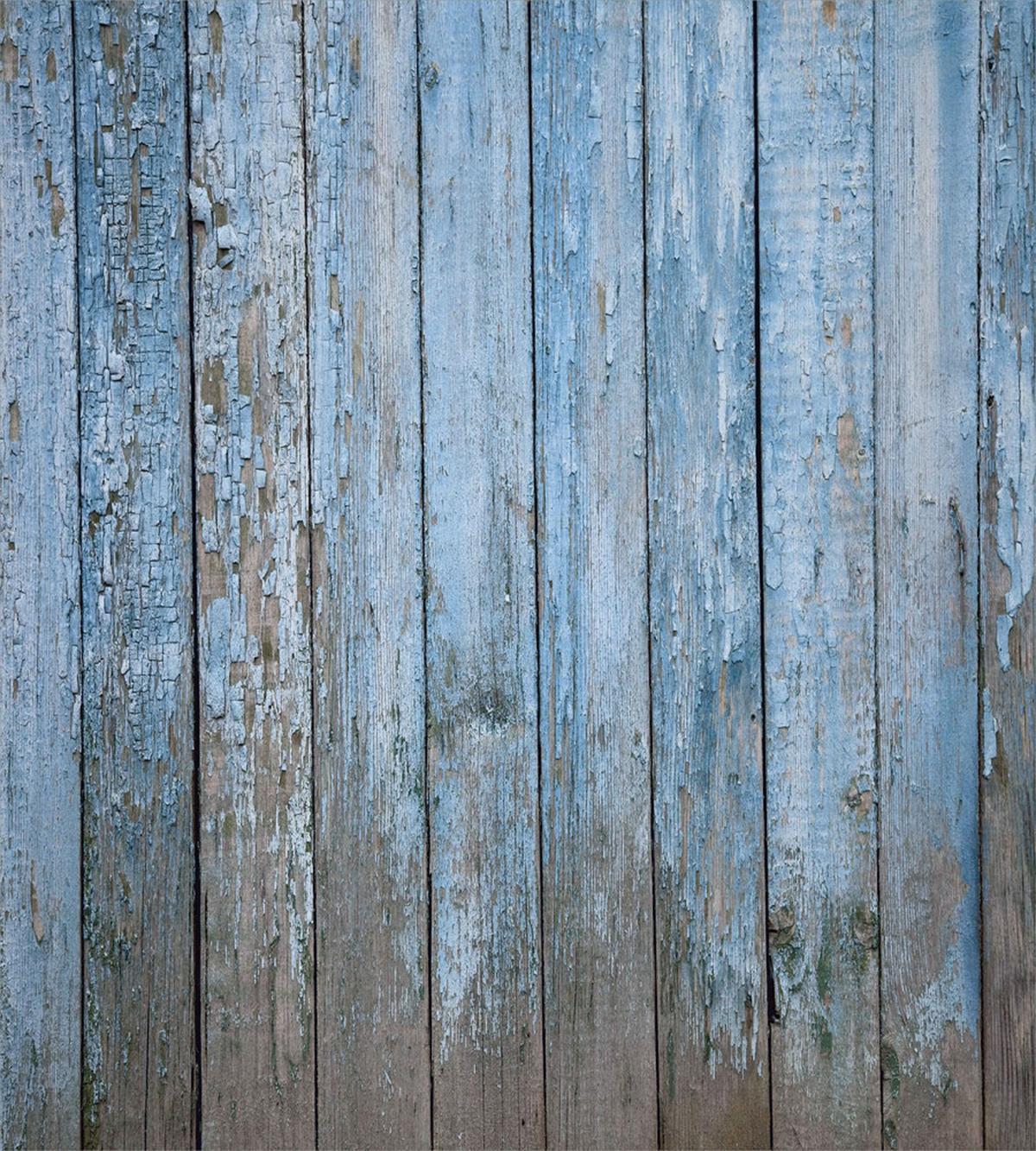 Grungy Painted Wooden Fence — Pattern