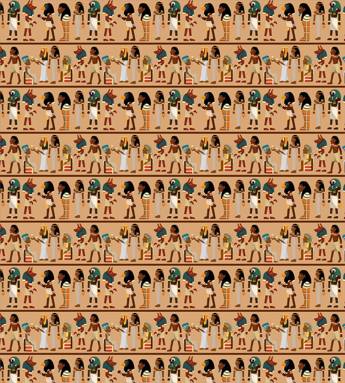Egyptology Cartoon — Pattern