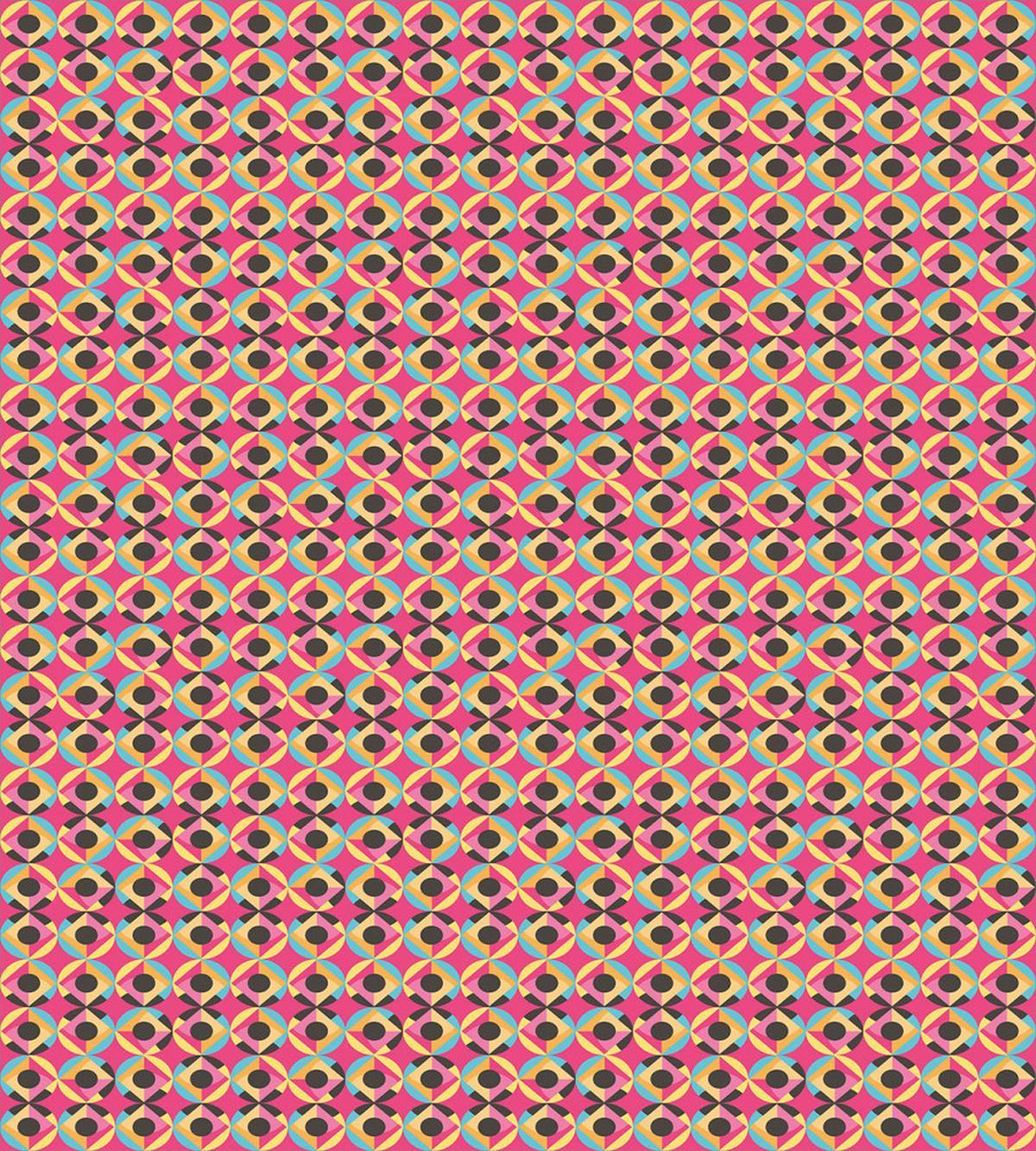 Vivid Rounds and Squares — Pattern