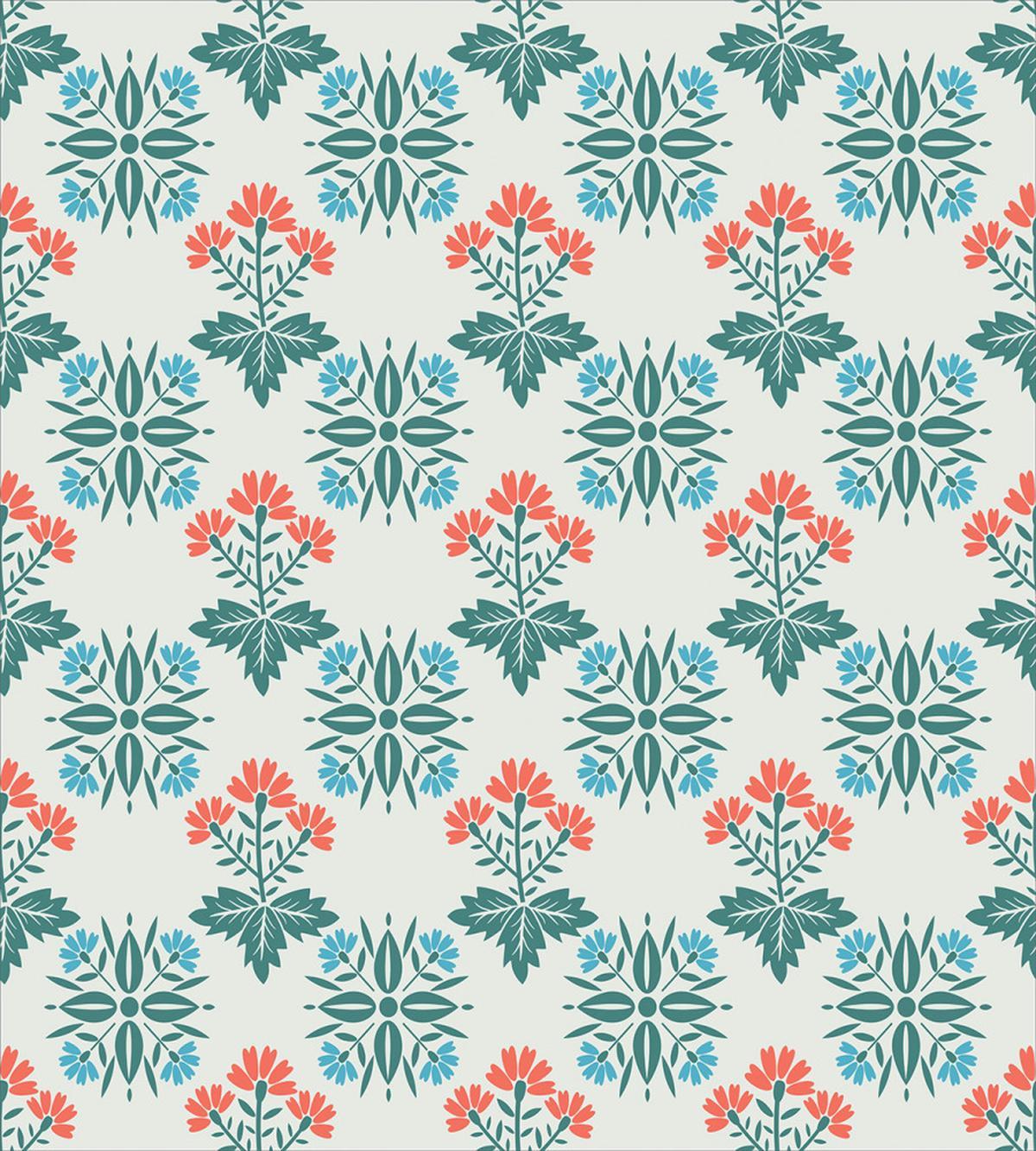 Abstract Spring Motifs — Pattern