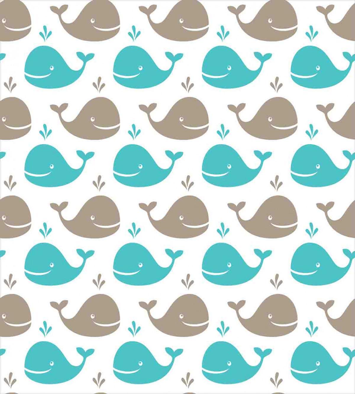 Smiling Fish in Ocean — Pattern