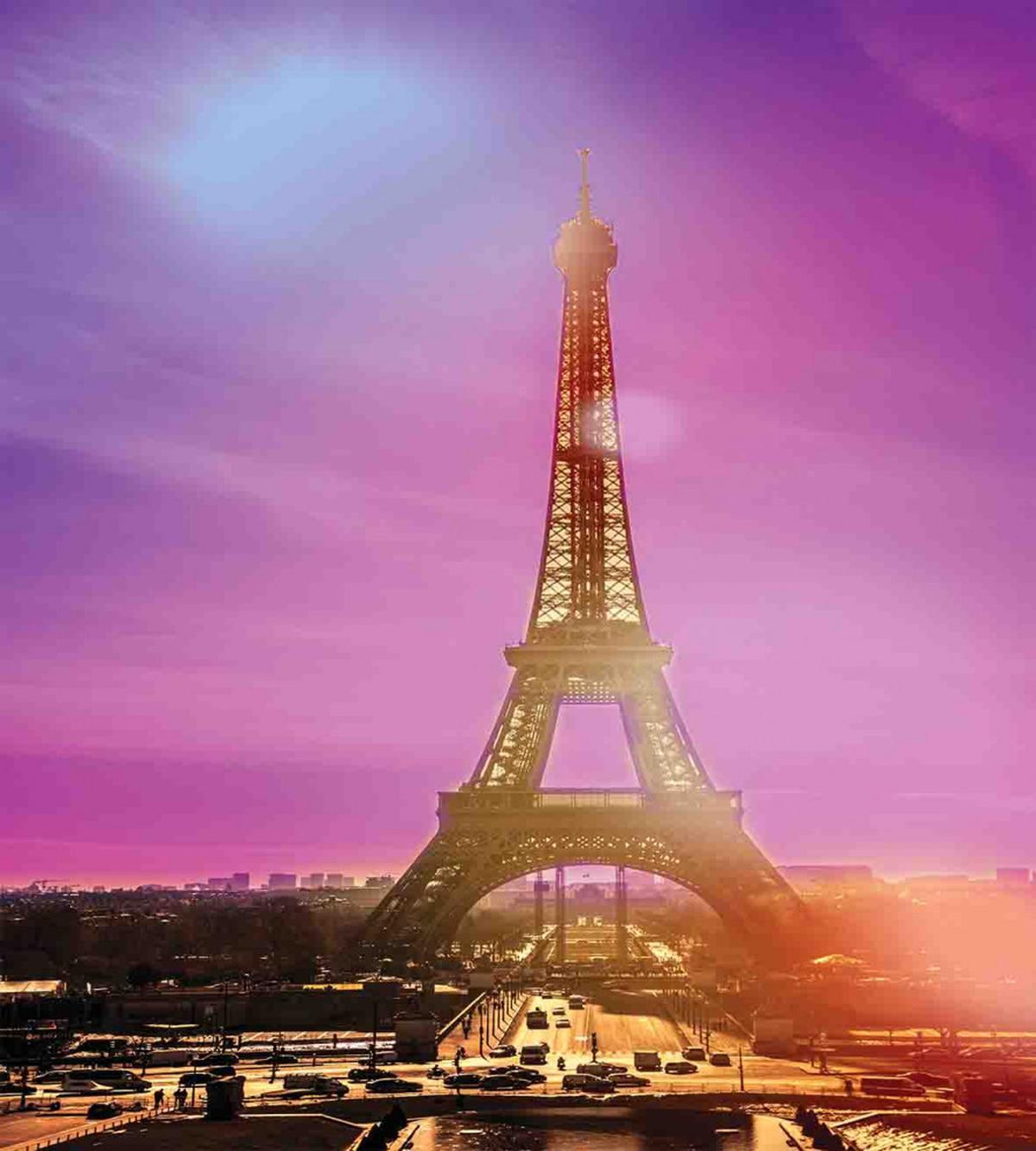 Colorful Sky Paris — Pattern