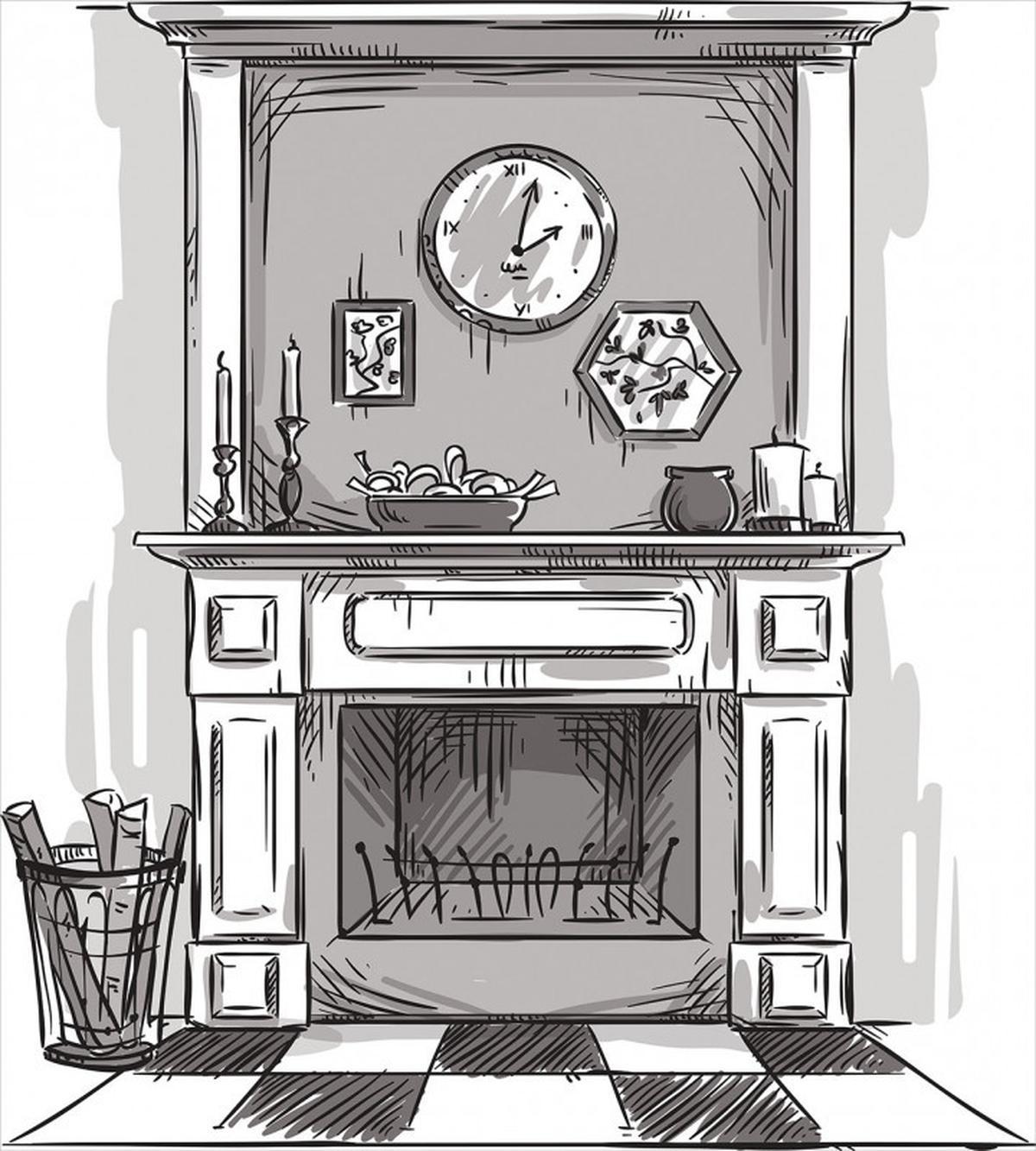 Greyscale Cozy Edge Home — Pattern