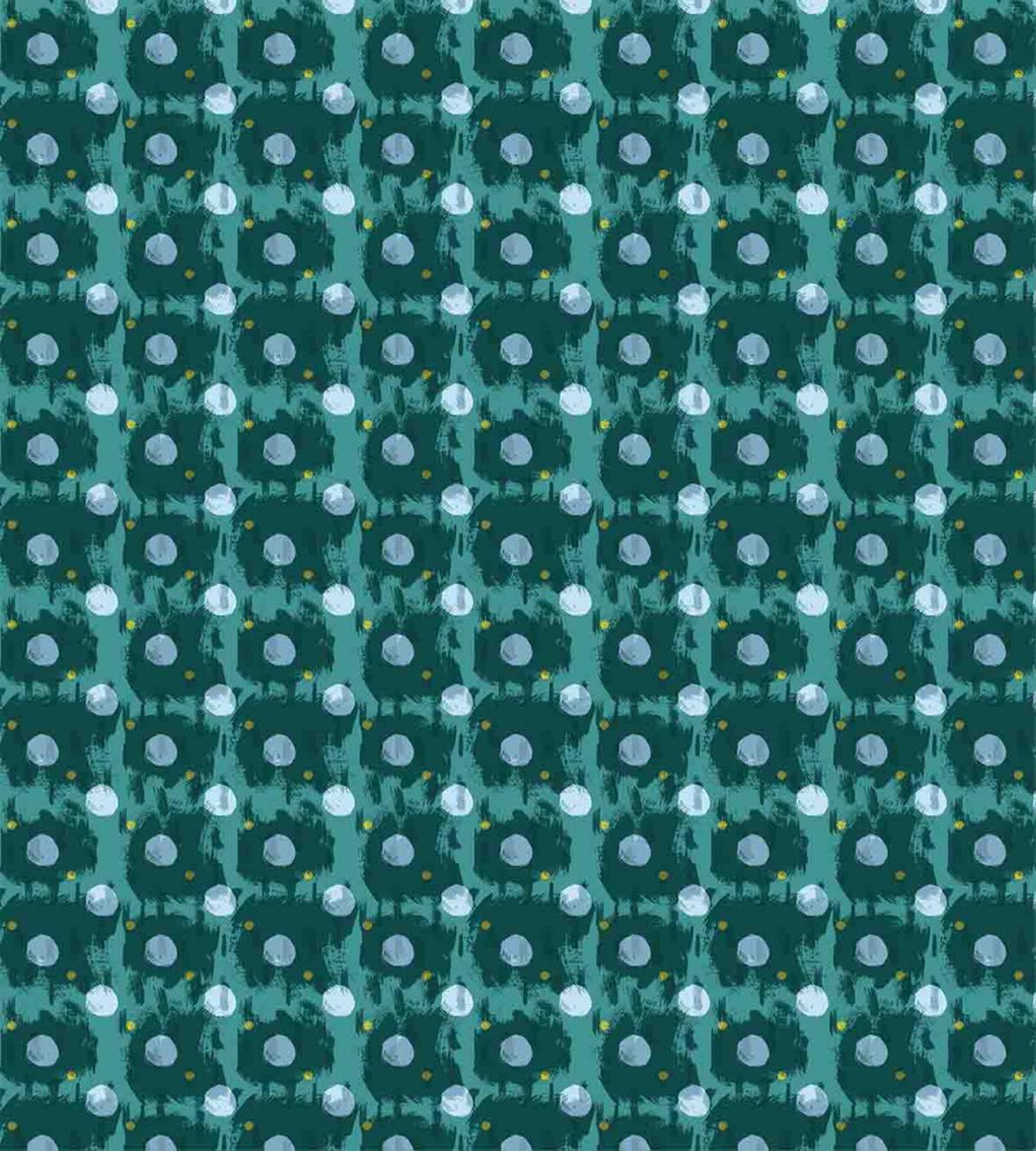 Circle Shapes Paint Smears — Pattern