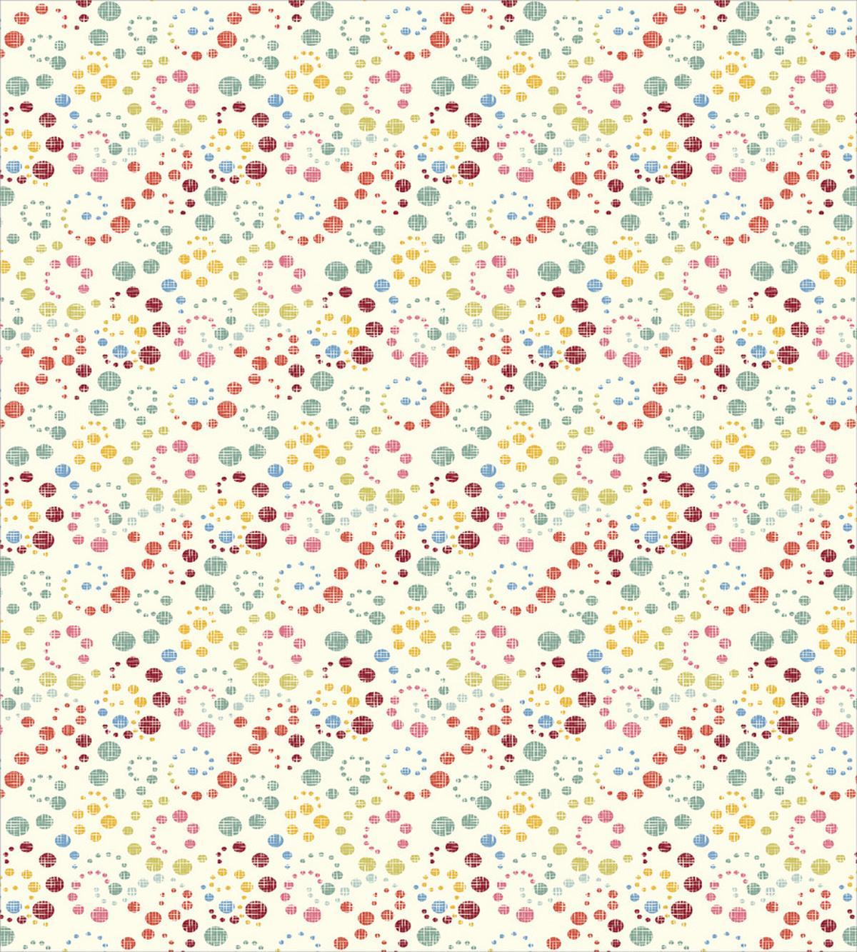 Dot Swirls Retro Look — Pattern