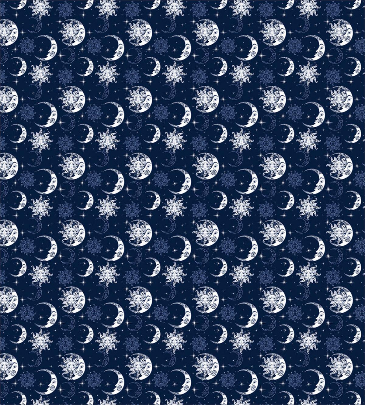 Mystical Sky Sun Stars — Pattern
