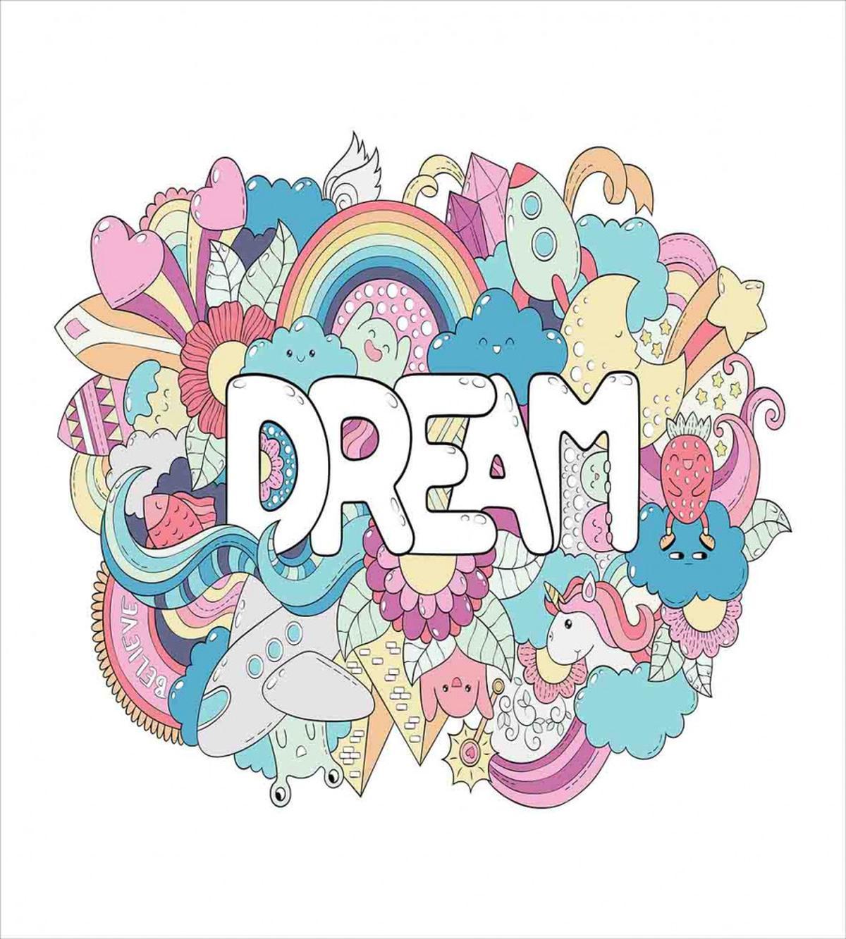 Childish Lettering — Pattern
