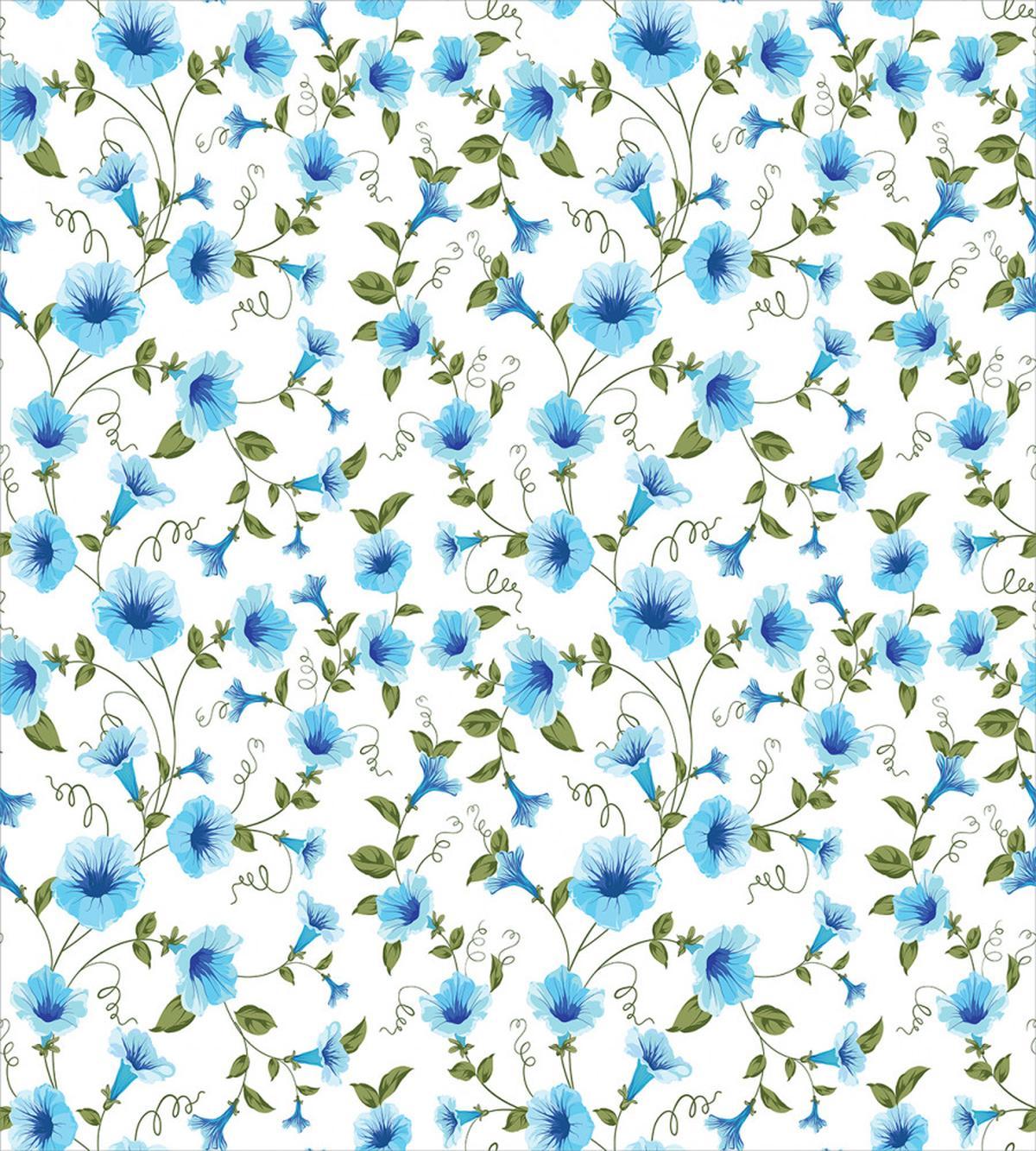 Fresh Bindweed Blossoms — Pattern