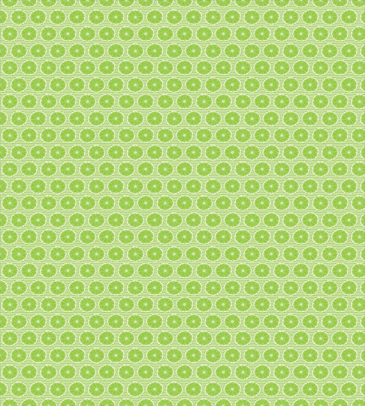 Round Slices of Lime Striped — Pattern