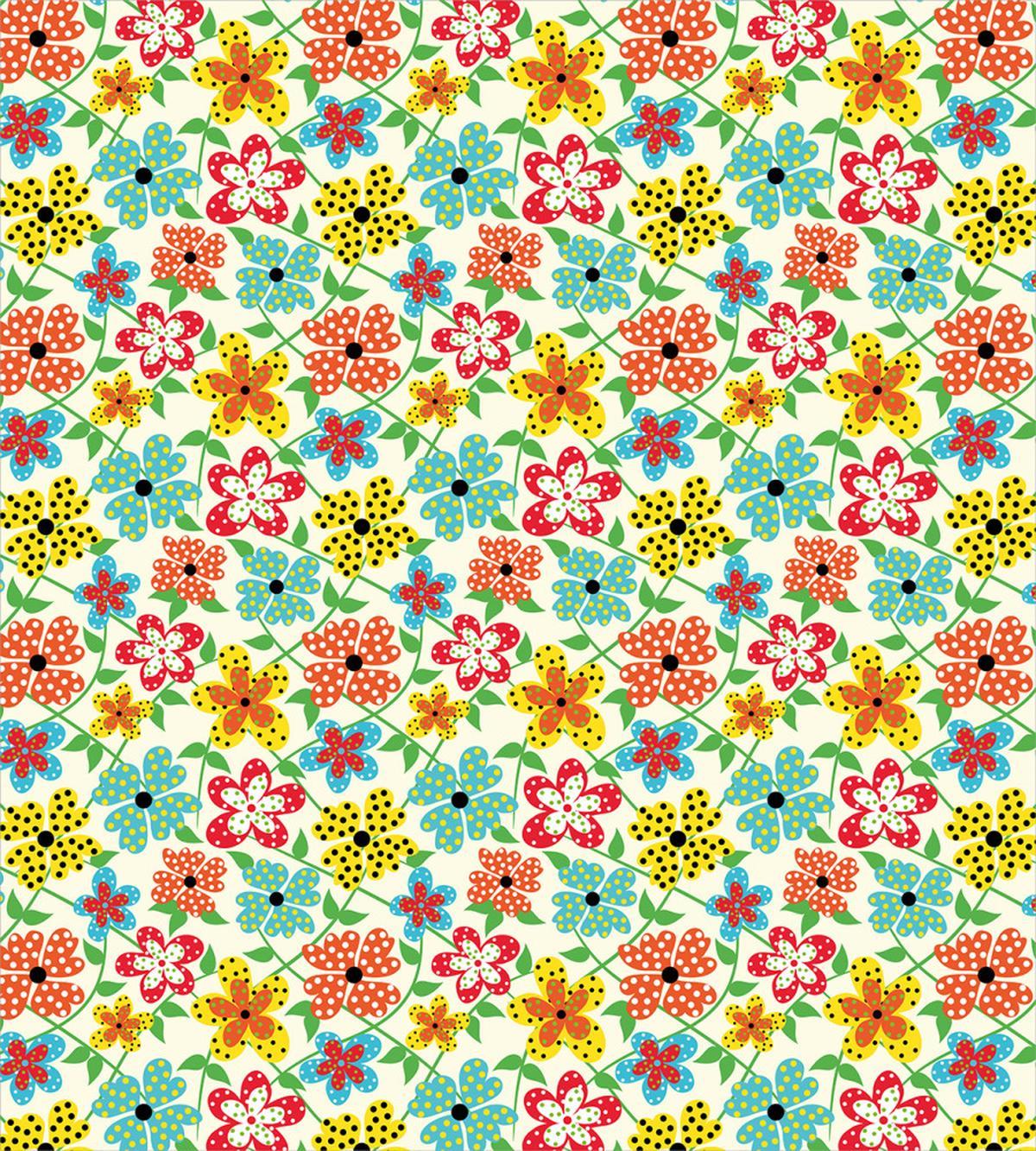 Vibrant Summer Flora — Pattern