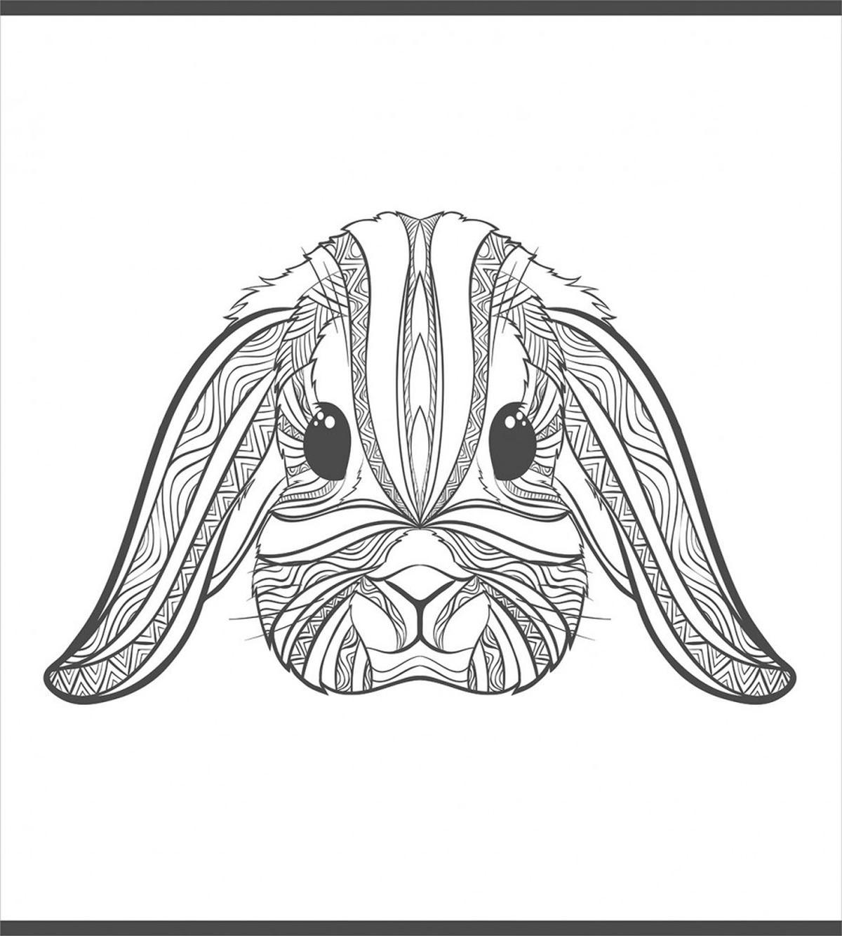 Boho Art Hare — Pattern