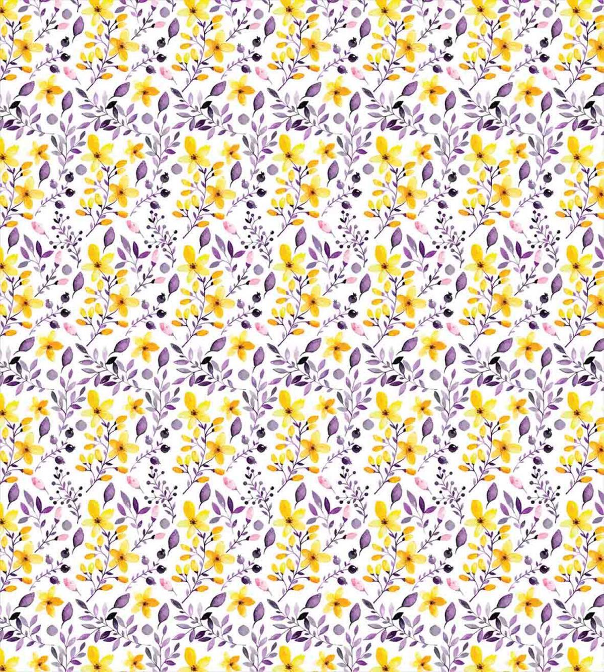 Rural Flowers and Leaves — Pattern