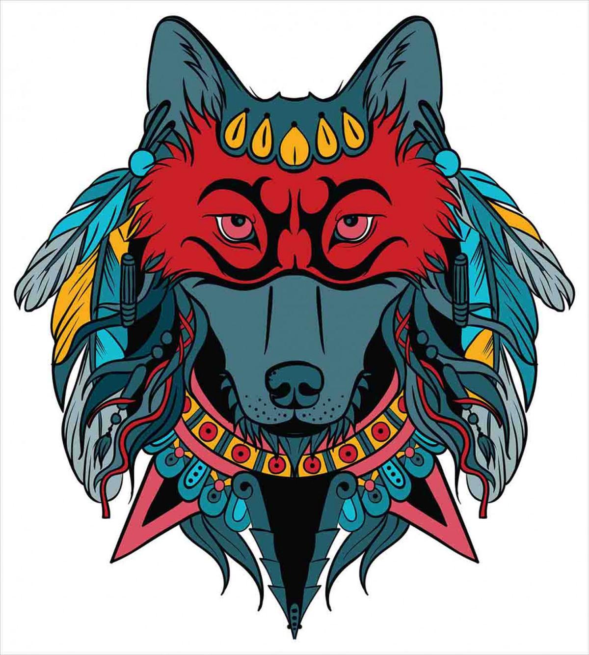 Wolf Animal Theme — Pattern