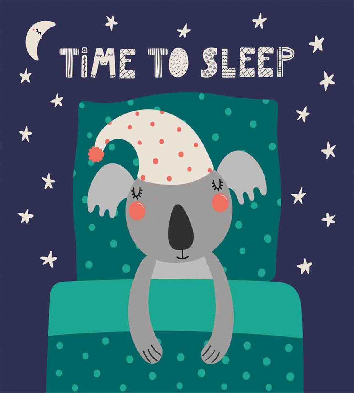 Sleeping Fluffy Koala Bear — Pattern