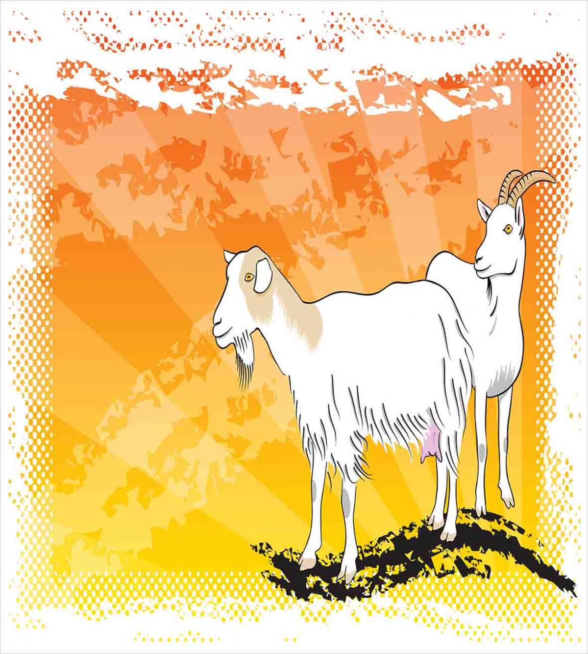 Horned Mammal Animal Ranch — Pattern